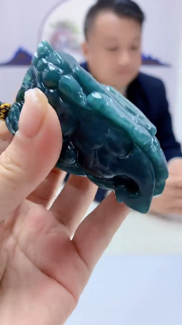 【闪购商品】定制翡翠未镶嵌4969ms-毛货貔貅41