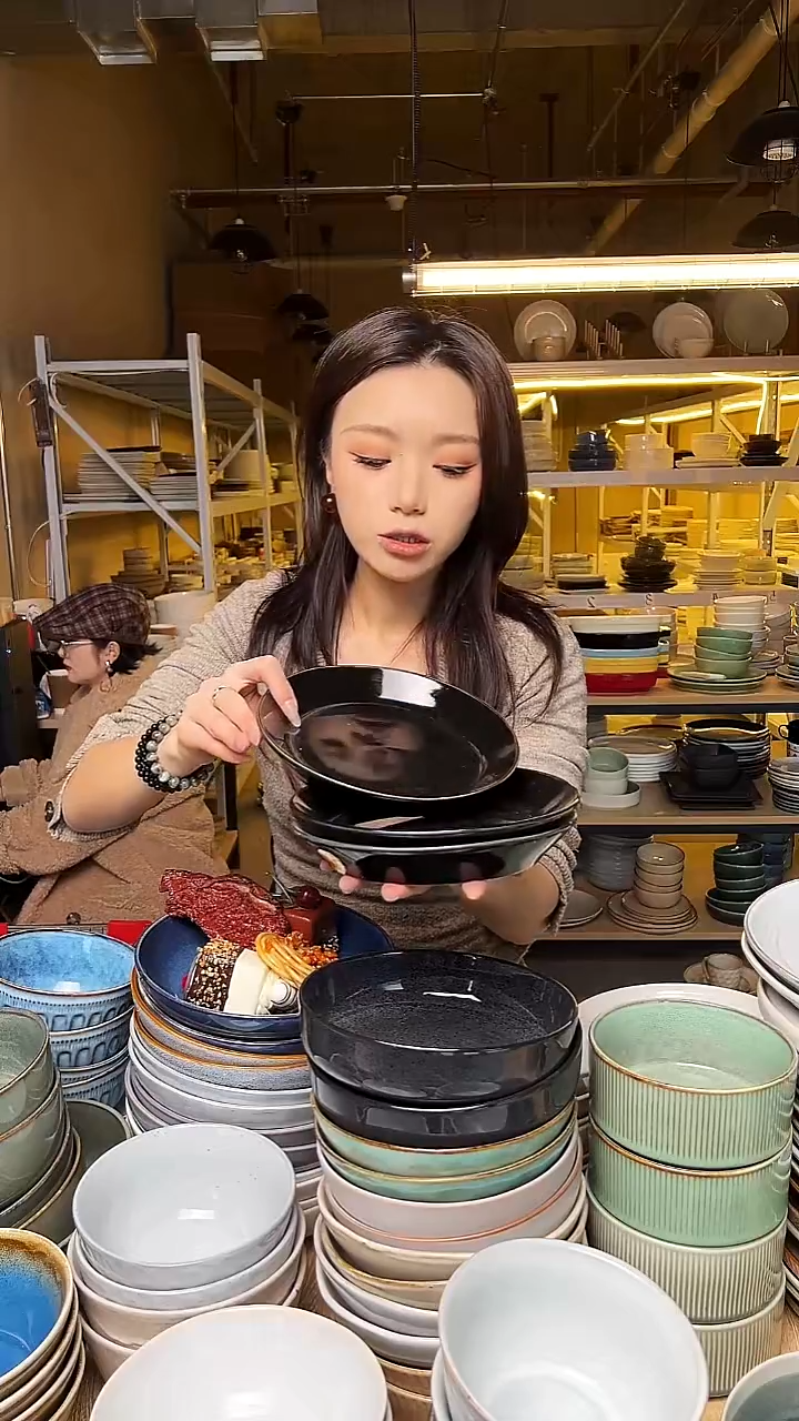 瓷112 外贸尾货窑变釉下彩默认微瑕