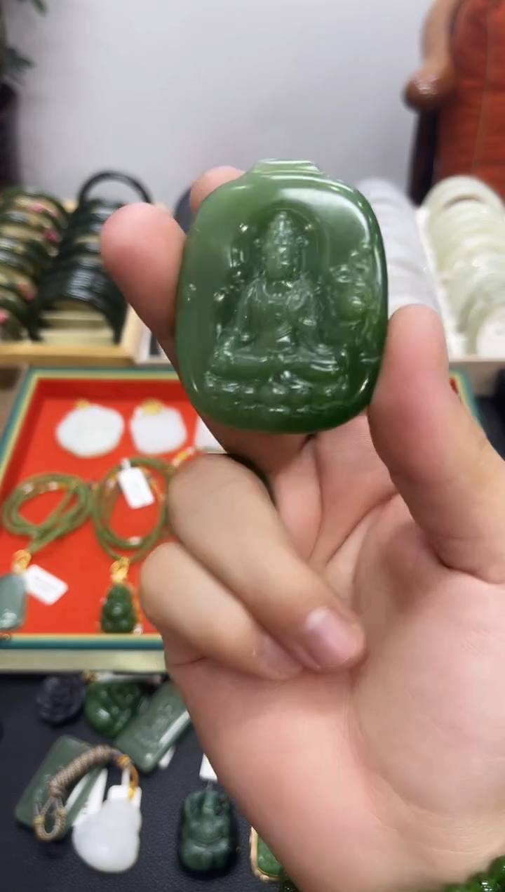 颈饰未镶嵌和田玉小艾多样性发货拍一发一