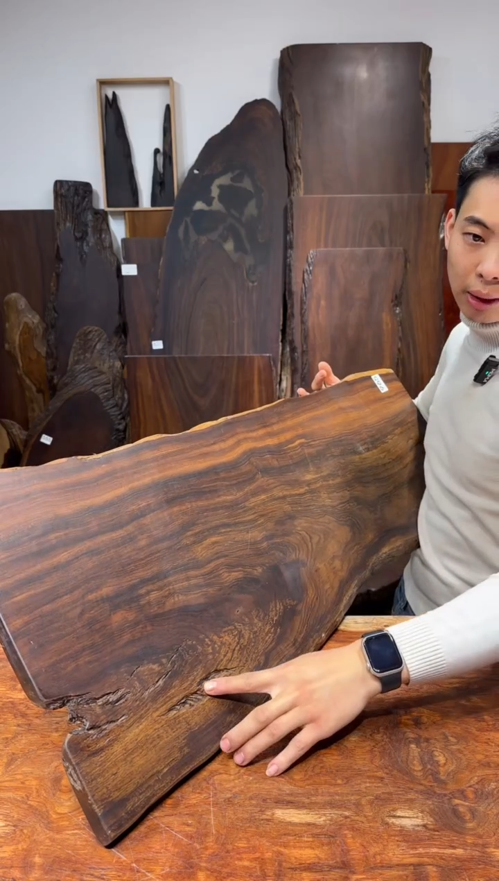 风车木（黑檀木）尺寸100*33*2.3编号965