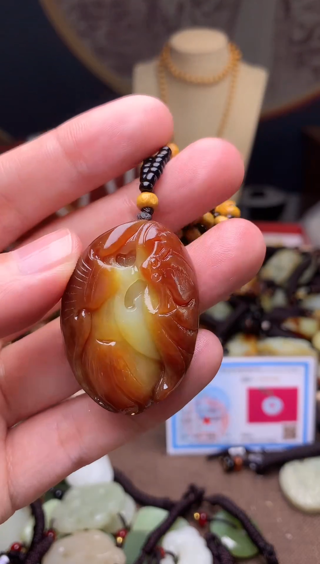 颈饰未镶嵌和田玉新疆料青海料清水和田玉吊坠