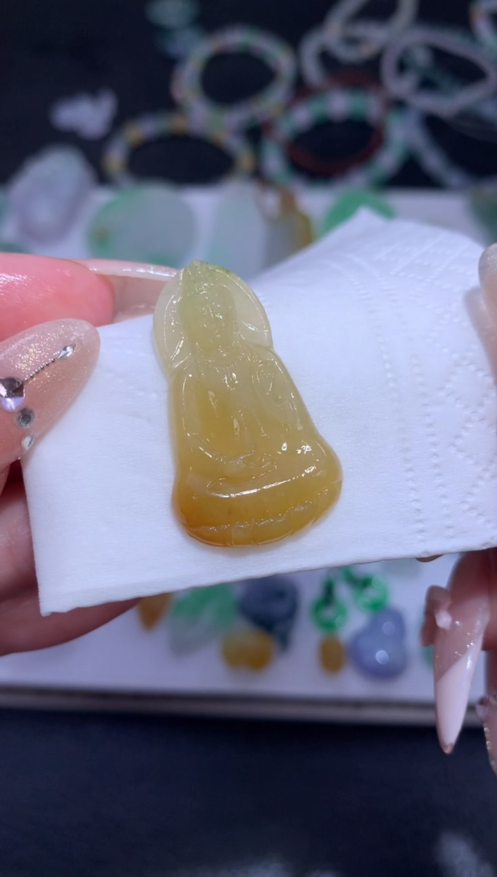 未镶嵌定制翡翠观音