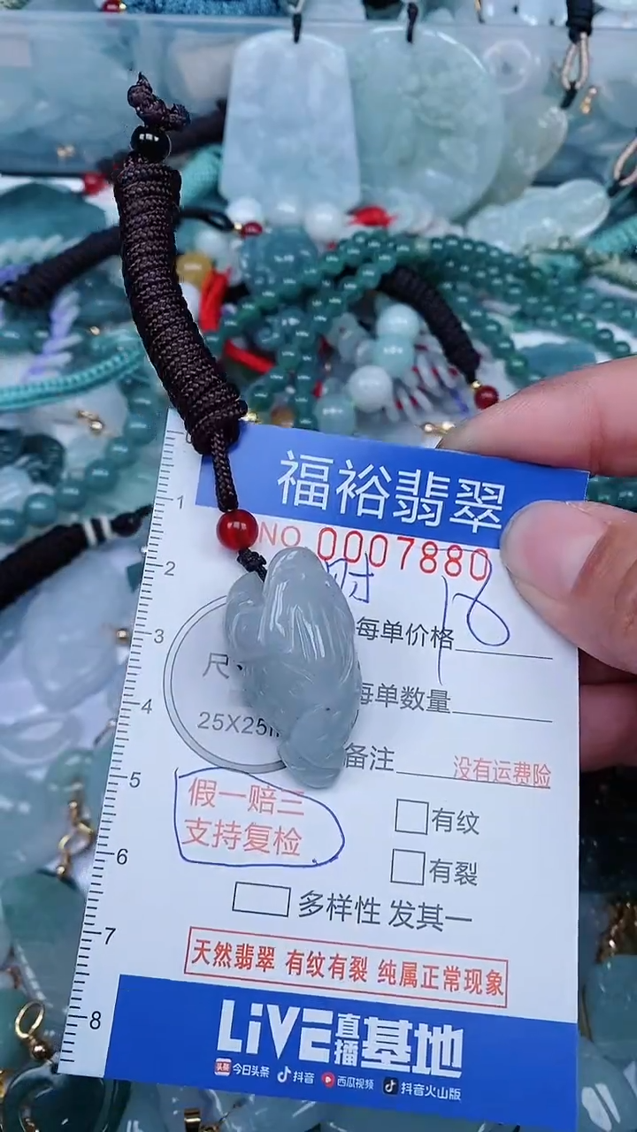【闪购商品】翡翠颈饰未镶嵌...0007880