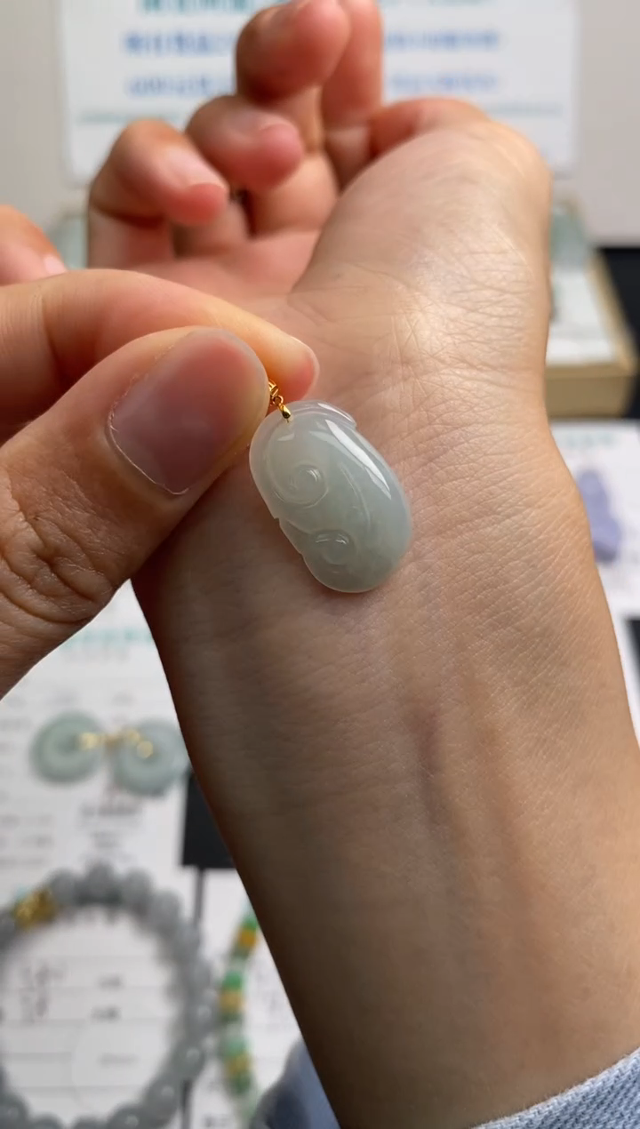 【闪购商品】定制翡翠18K金镶嵌模式推广期24小时鉴赏期