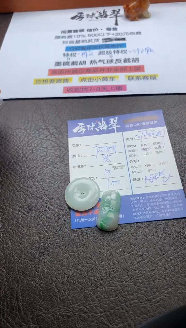 【闪购商品】翡翠颈饰未镶嵌1291207049 105