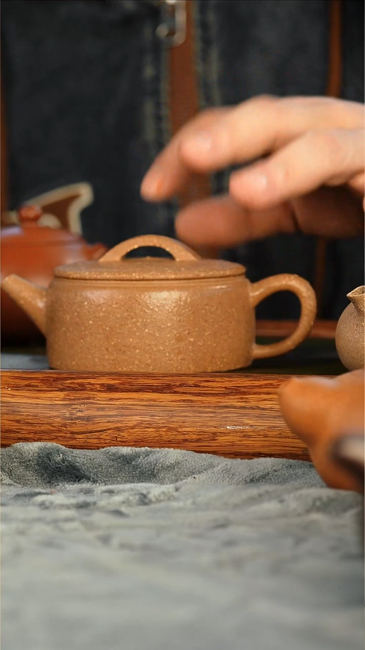 茶壶紫砂叁*粗砂段泥汉瓦