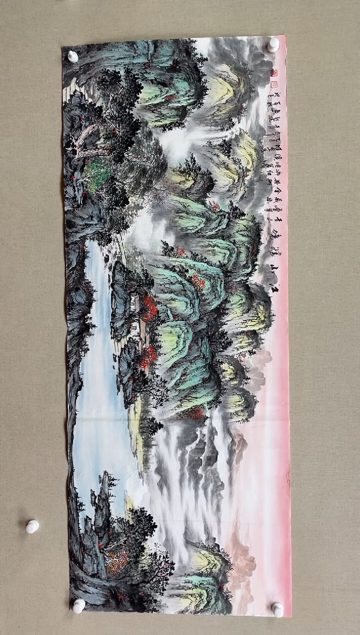 国画180*68 殷新建殷新建殷新建殷新建殷新建