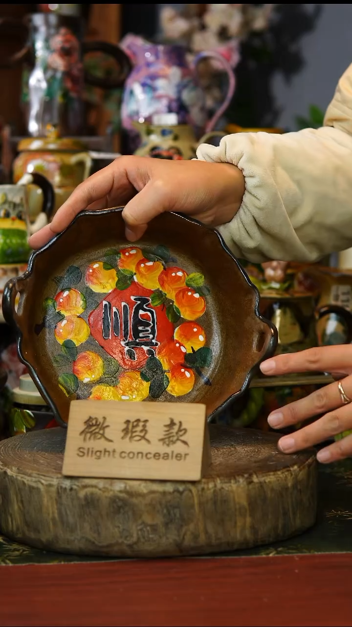 陶瓷179景德镇手工手绘釉下彩