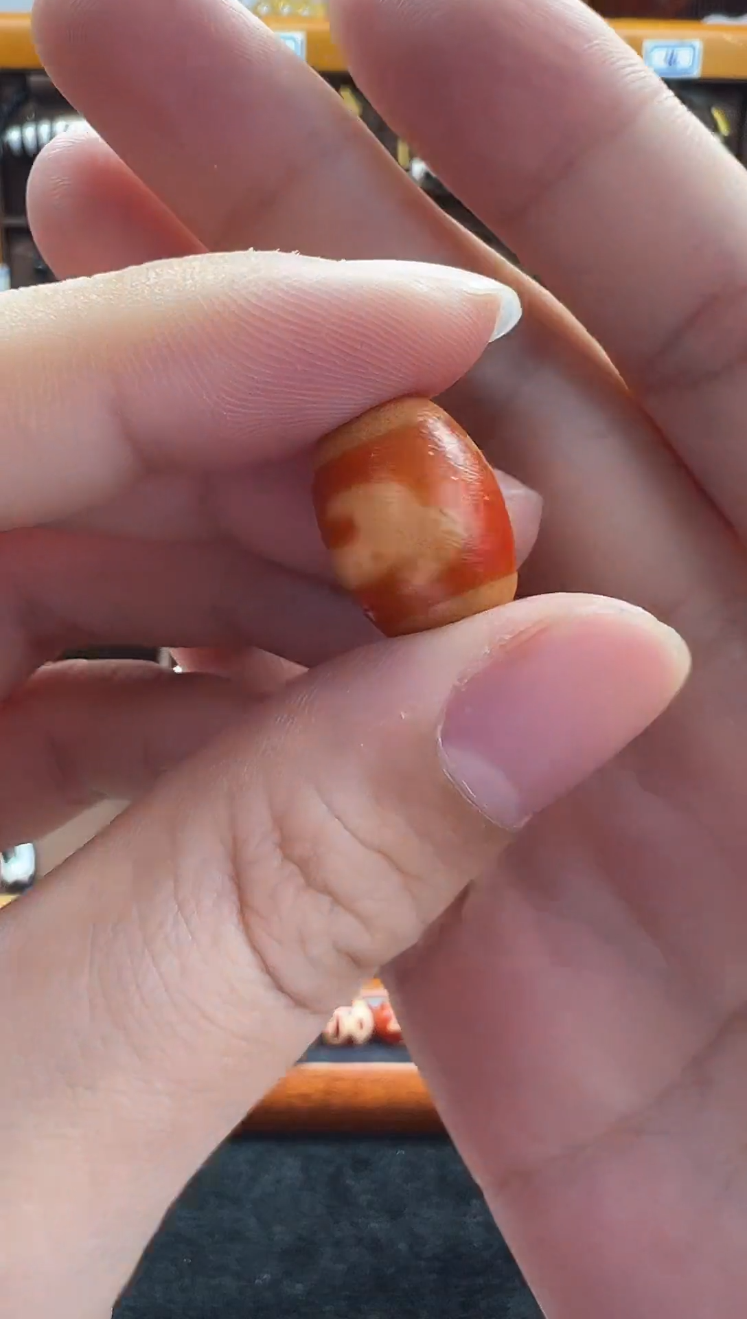 玛瑙/玉髓（覆膜）颈饰未镶嵌142.(微瑕)