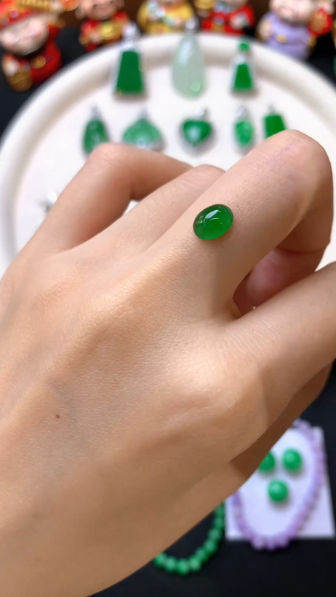 定制翡翠未镶嵌裸石