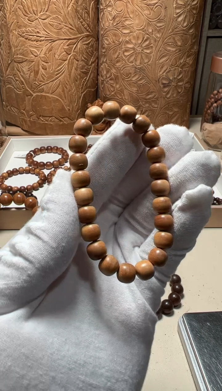 【闪购商品】檀香木手串/手链老山檀香8/8.5横纹黑肉