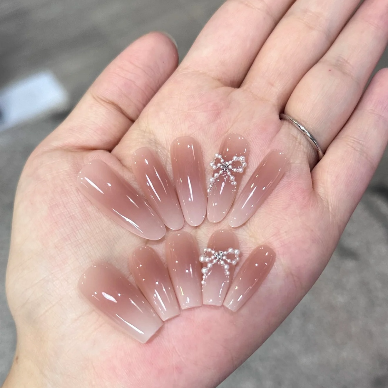 【珍珠少女】手工穿戴甲