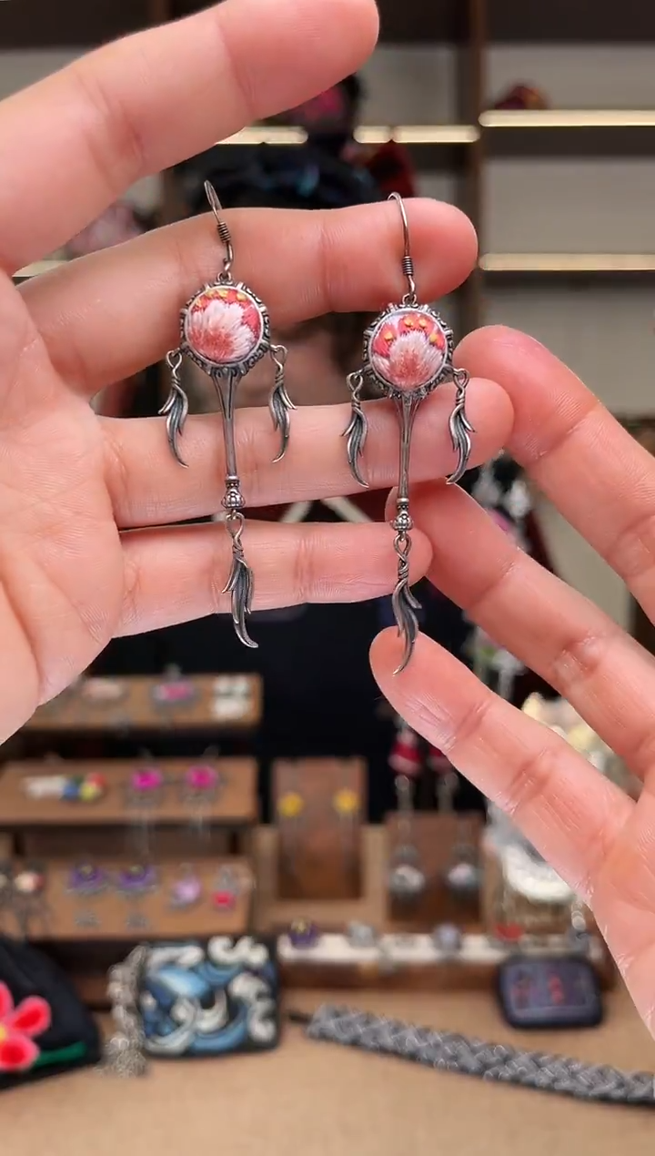 织绣1986黔东南苗族刺绣