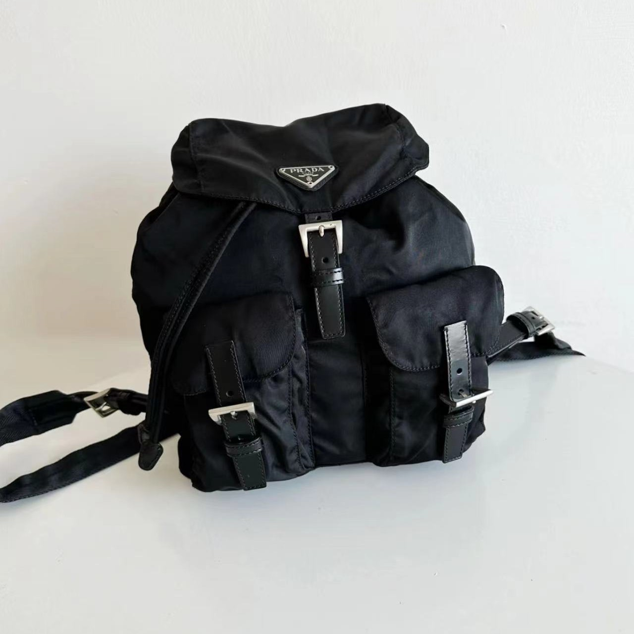 95新 Prada/普拉达 双肩 普拉达/双肩包/sk 7777