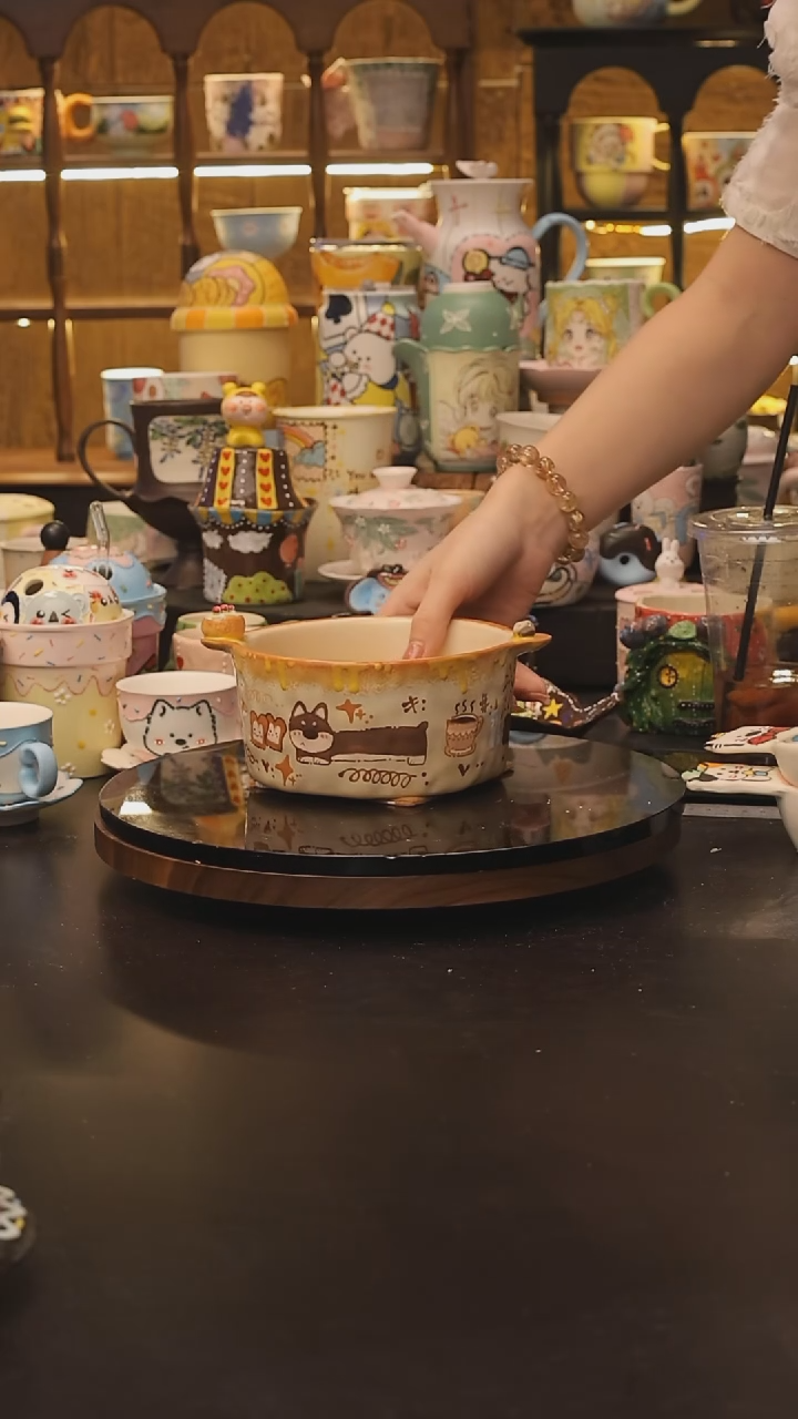 景德镇釉下彩绘设计师款式陶瓷