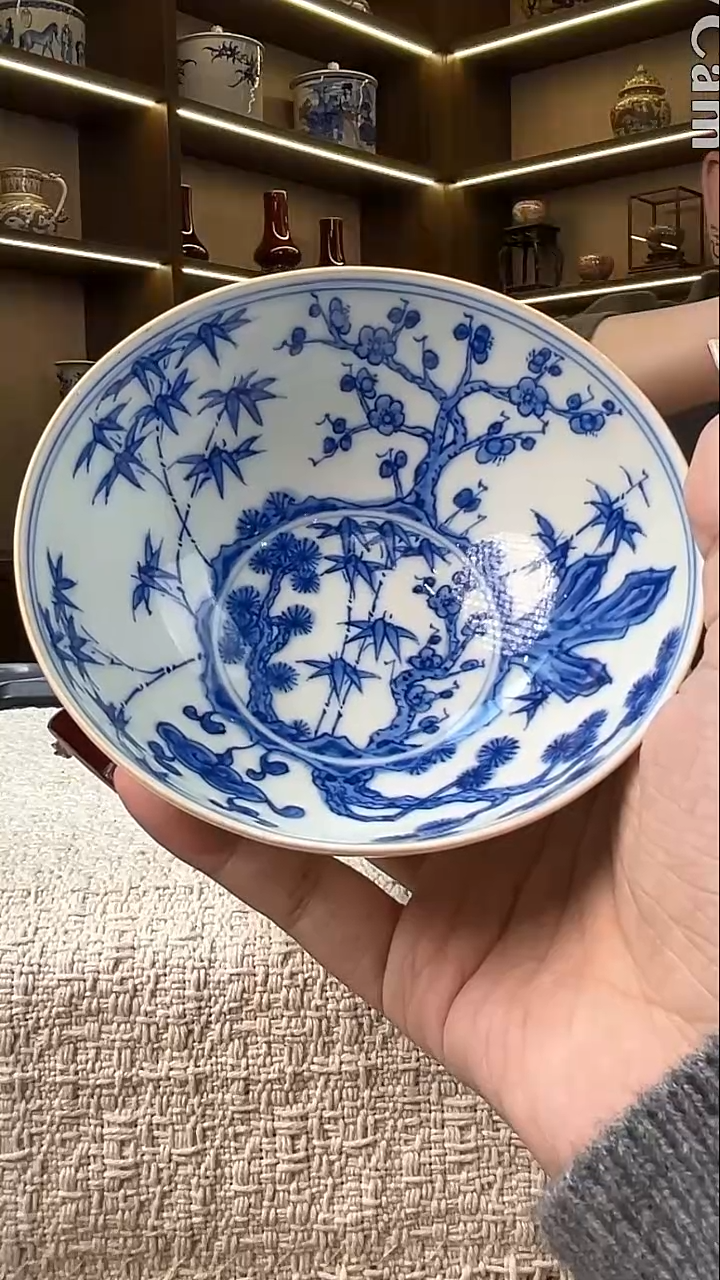 瓷片景德镇毛仔柴窑杯
