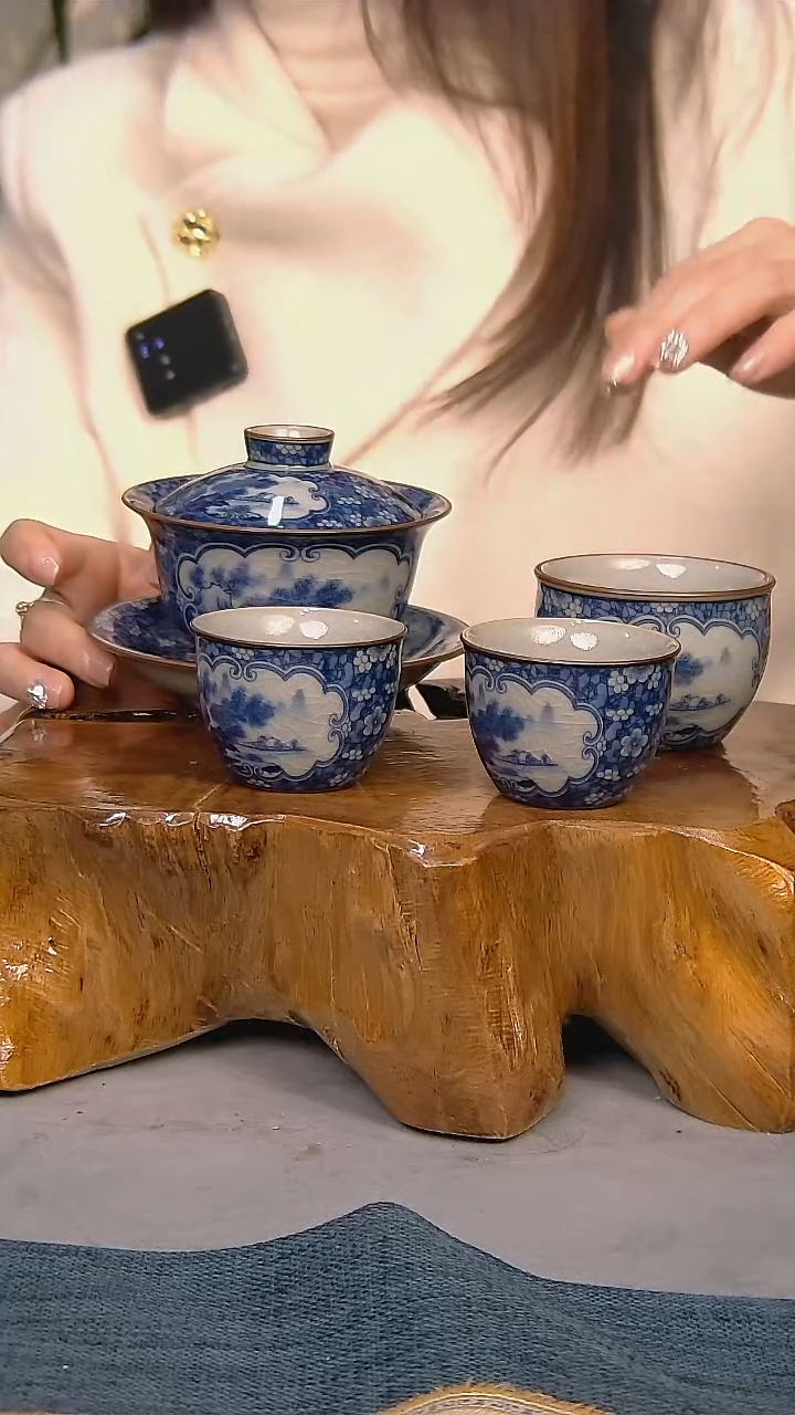 【闪购商品】简装家用款4件套 陶瓷家用茶具系列