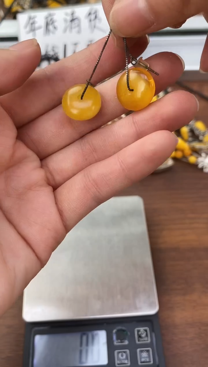 裸石琥珀未镶嵌天然琥珀蜜蜡