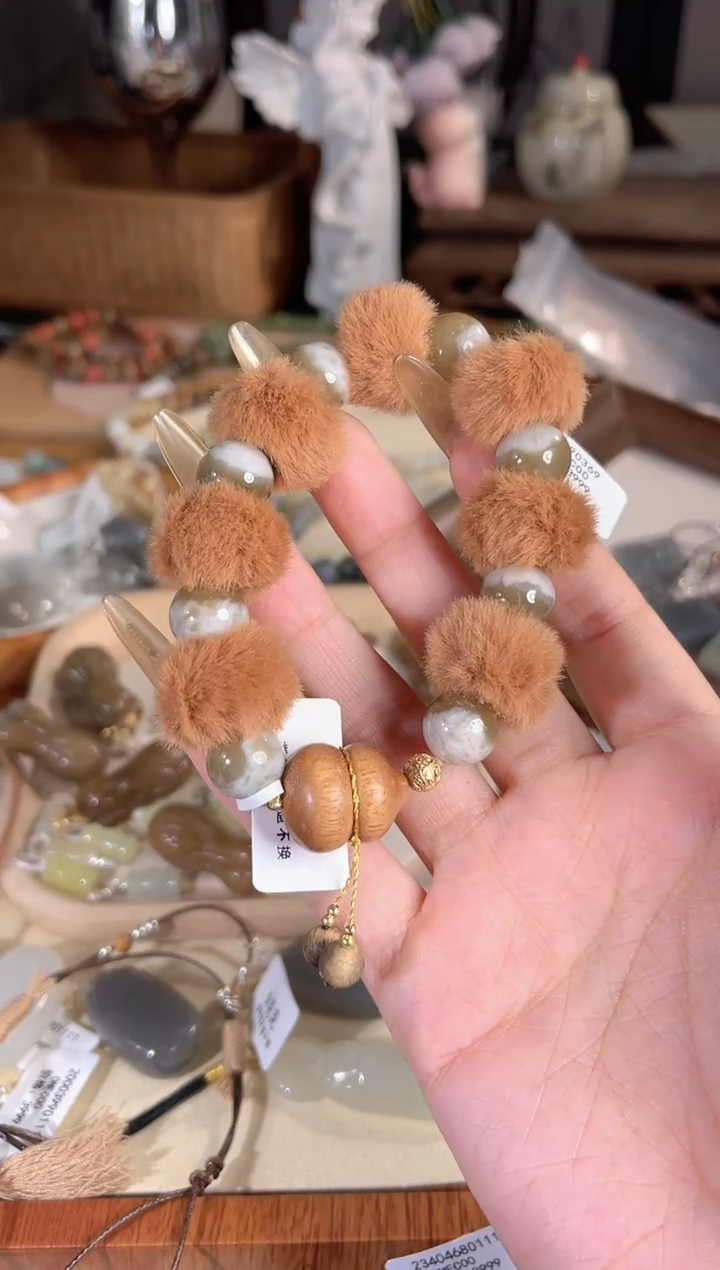 未镶嵌手链和田玉多样性发其一孤品默认微瑕