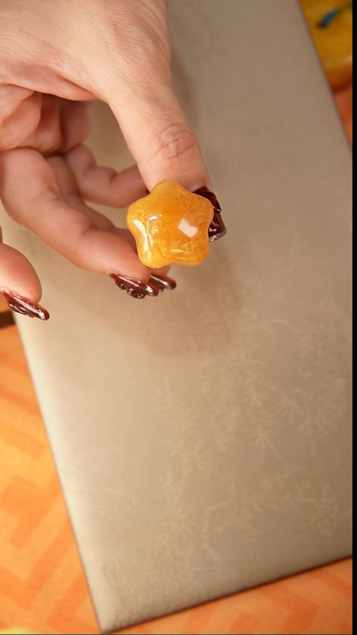 【闪购商品】琥珀戒指银S925镶嵌戒指