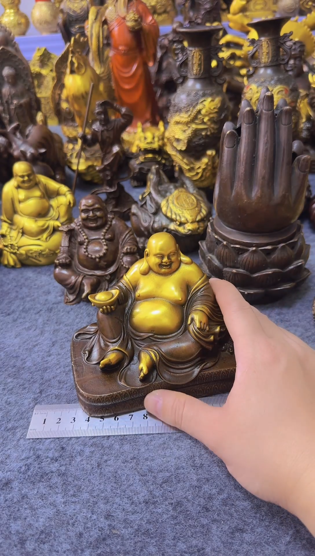 老黄黄铜摆件装饰品