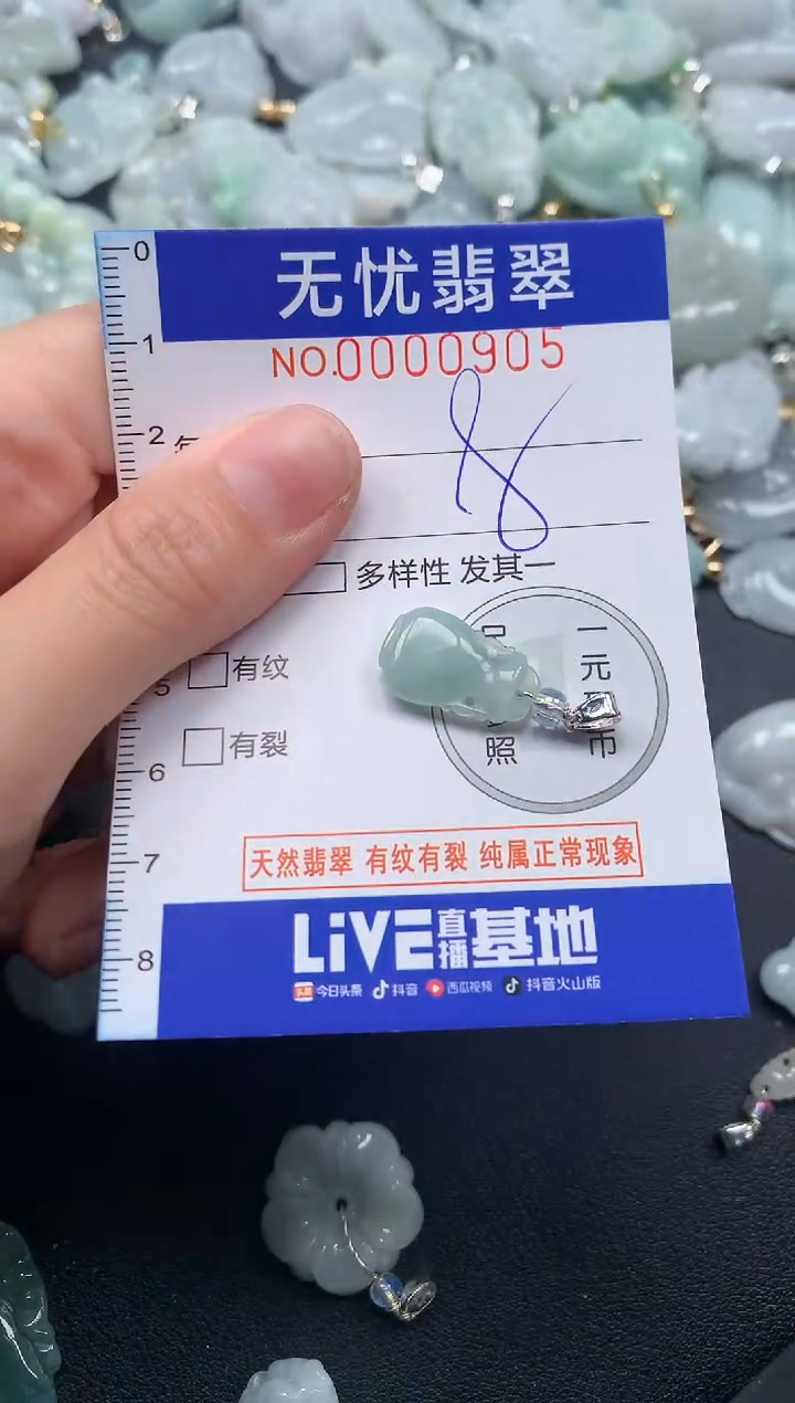 颈饰未镶嵌翡翠905