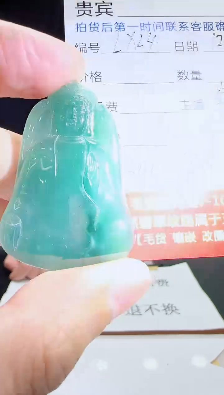 未镶嵌定制翡翠LX24翡翠吊坠-多样性发其一