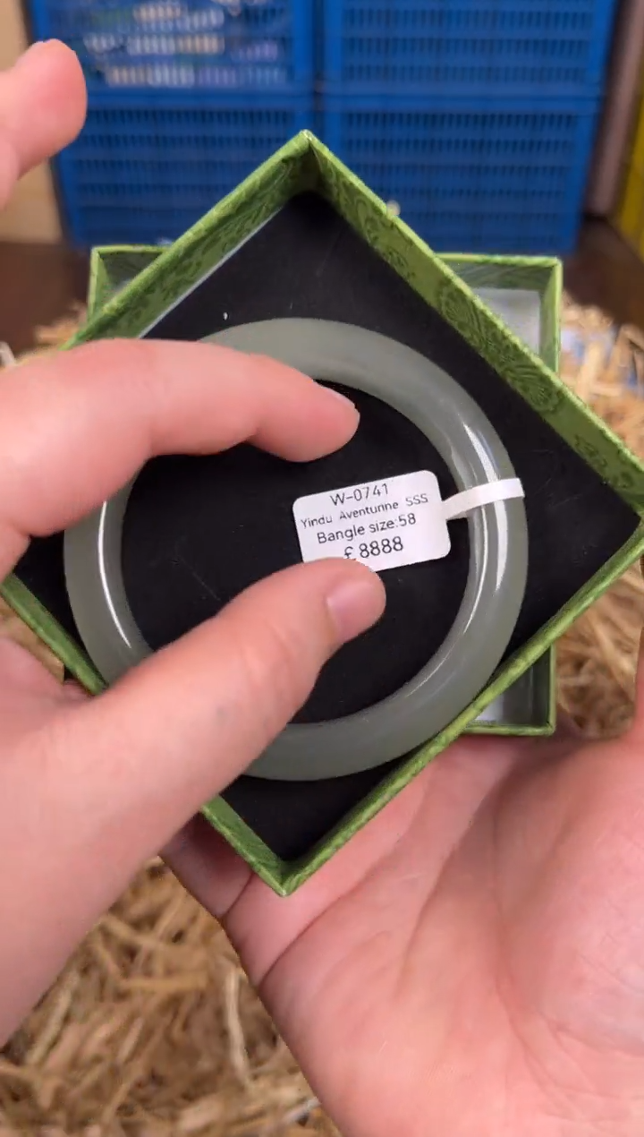 未镶嵌手镯石英质玉W0741