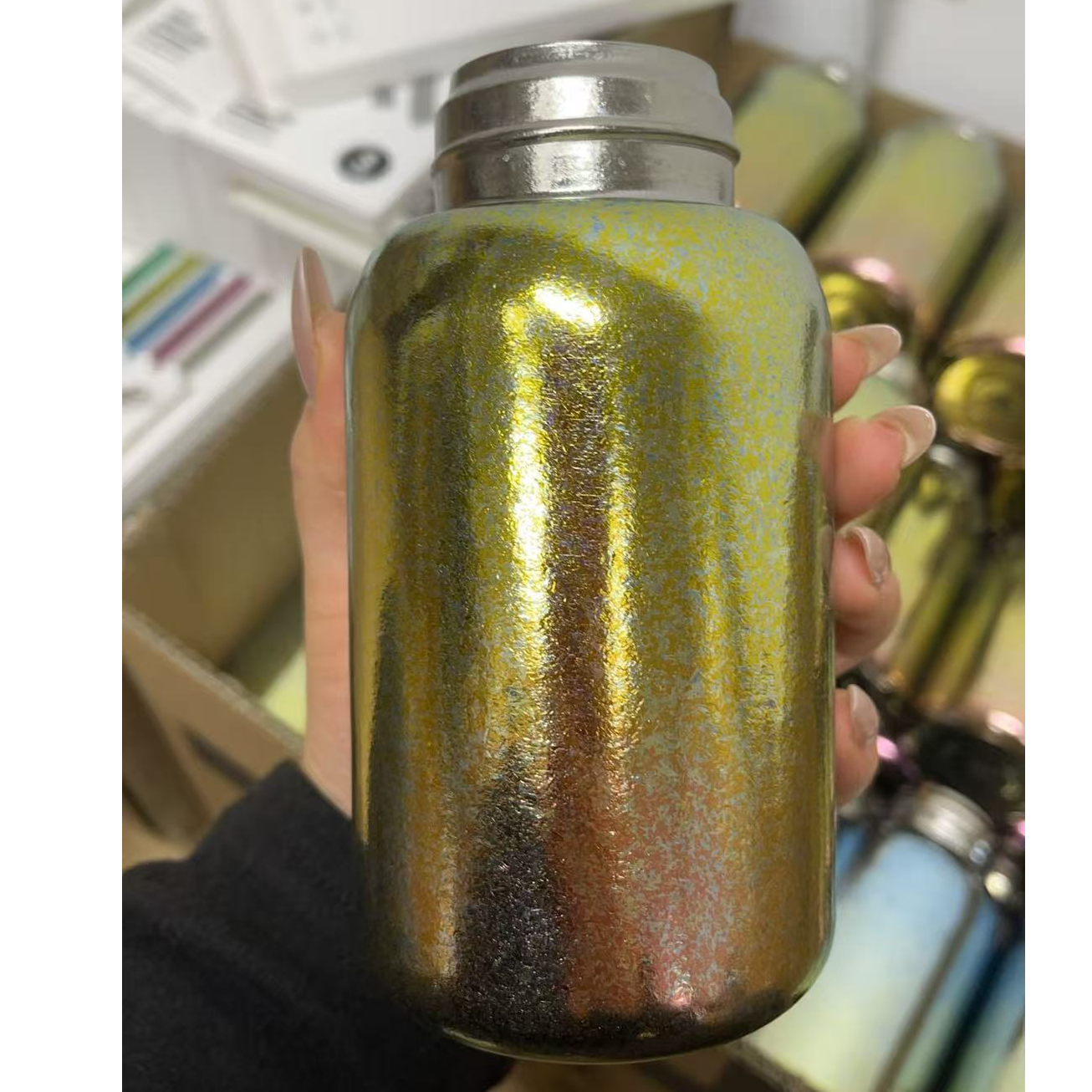 （外贸尾货）350ML新款纯钛不保温