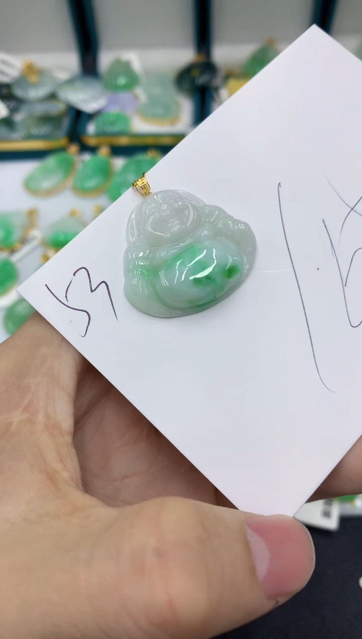 【闪购商品】翡翠颈饰18K金镶嵌翡翠