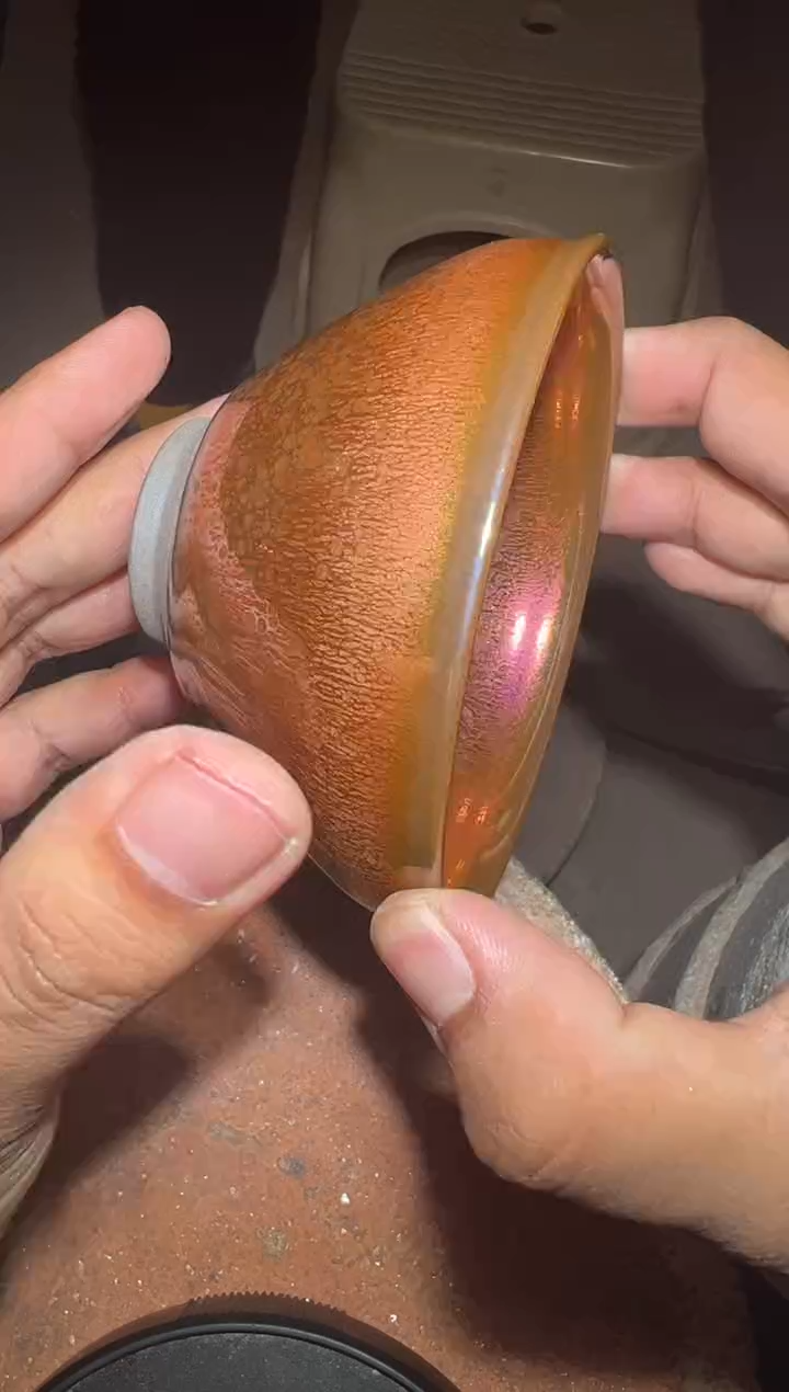 【闪购商品】茶盏7@建窑建盏胡金花