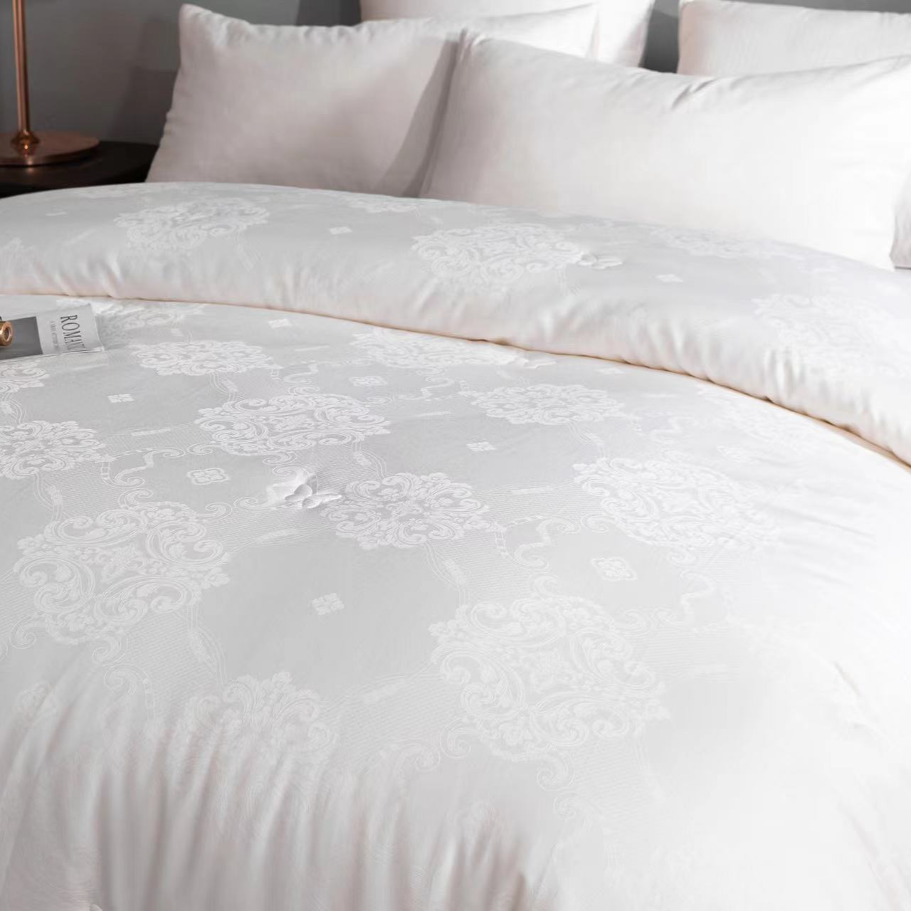 实体专柜轻奢（鎏金）桑蚕丝+大豆蛋白纤维加厚保暖冬被！