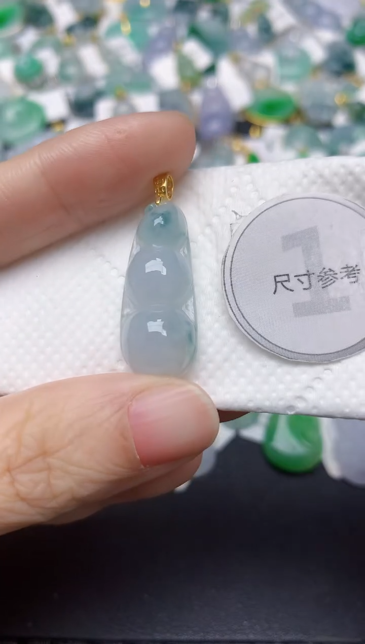 颈饰未镶嵌翡翠天然缅甸A货翡翠