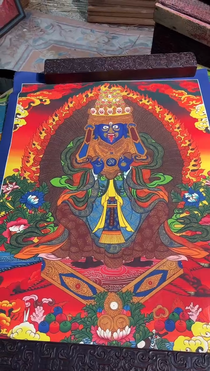 卷轴画路路的唐卡tk160