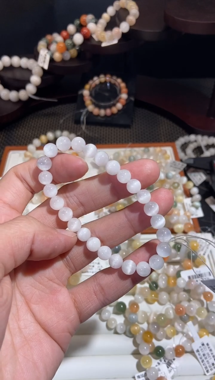 未镶嵌手串水晶5号链接 卡7咪+