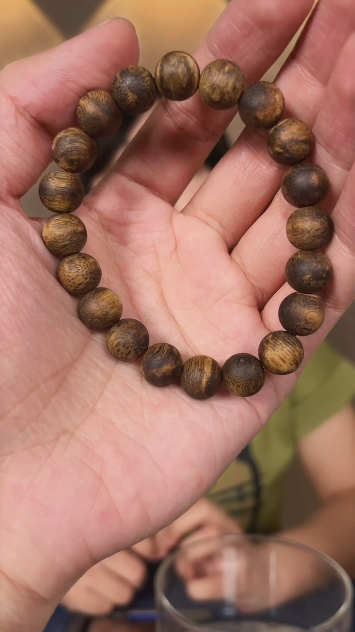 【闪购商品】沉香手串海南沉香卡1.0圆珠单圈