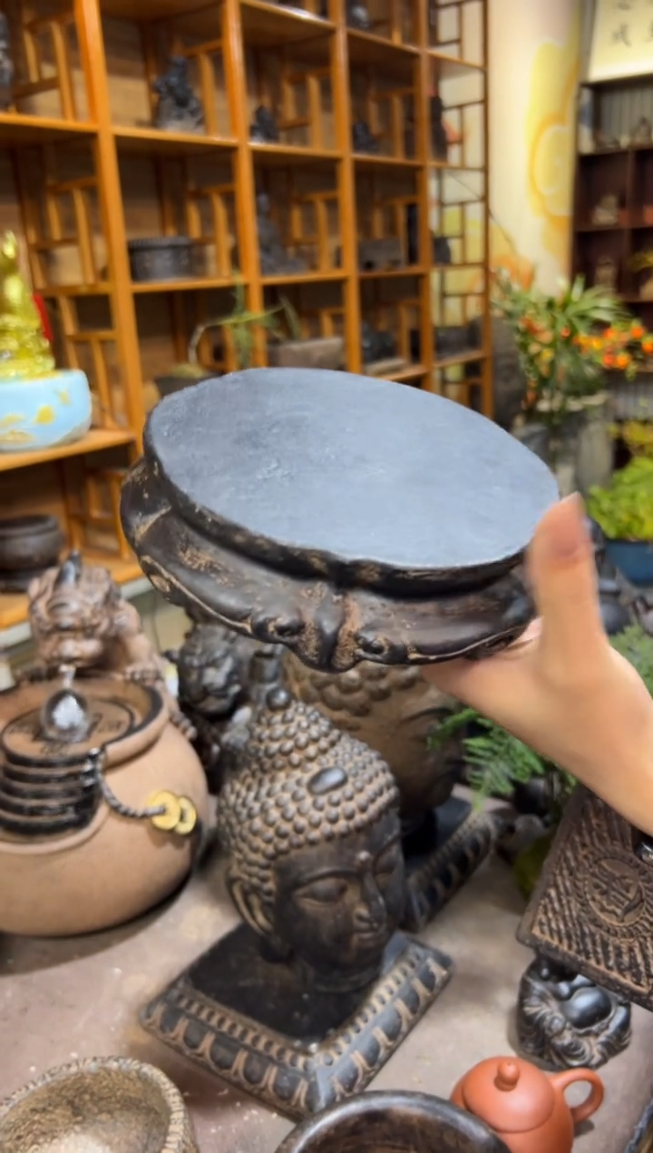 陶土【火山泥】金箍坛底座