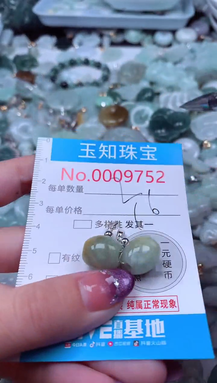 翡翠未镶嵌吊坠(不含链)9752