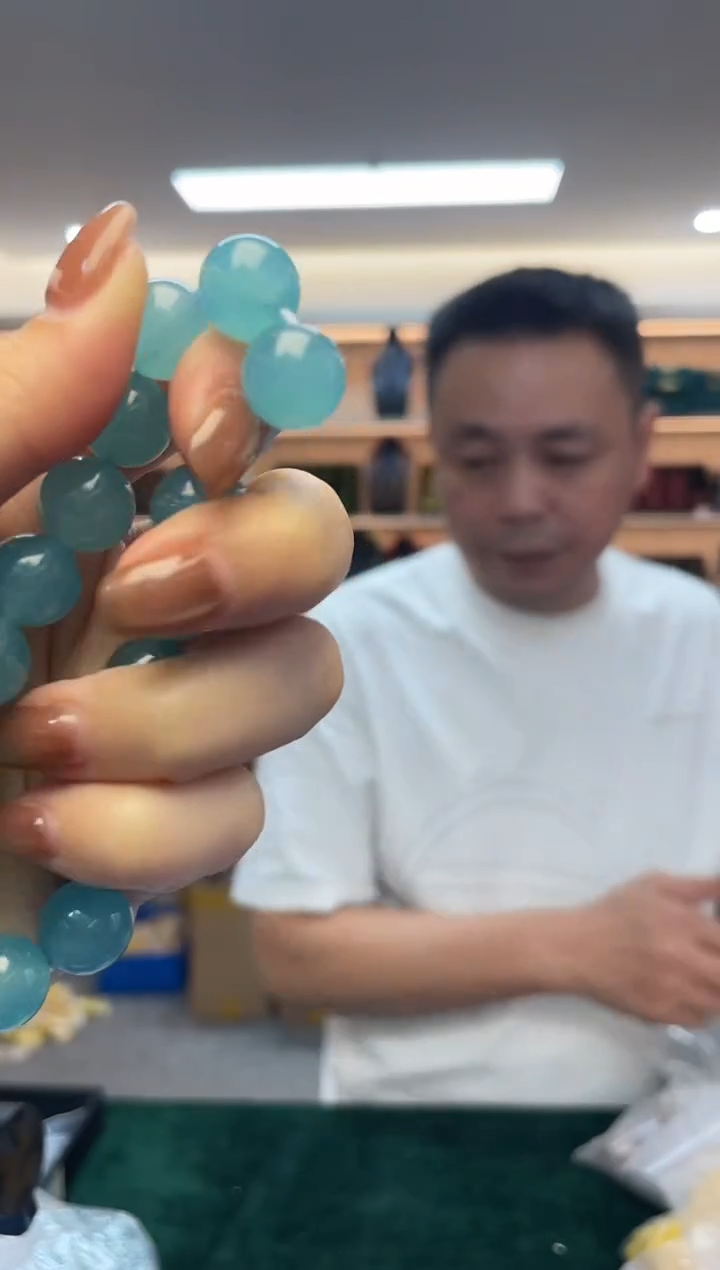 未镶嵌手串海蓝宝石（多样性发一件）