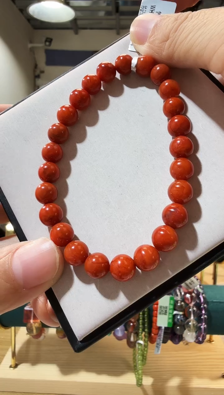 未镶嵌手链南红玛瑙优0788 约8mm