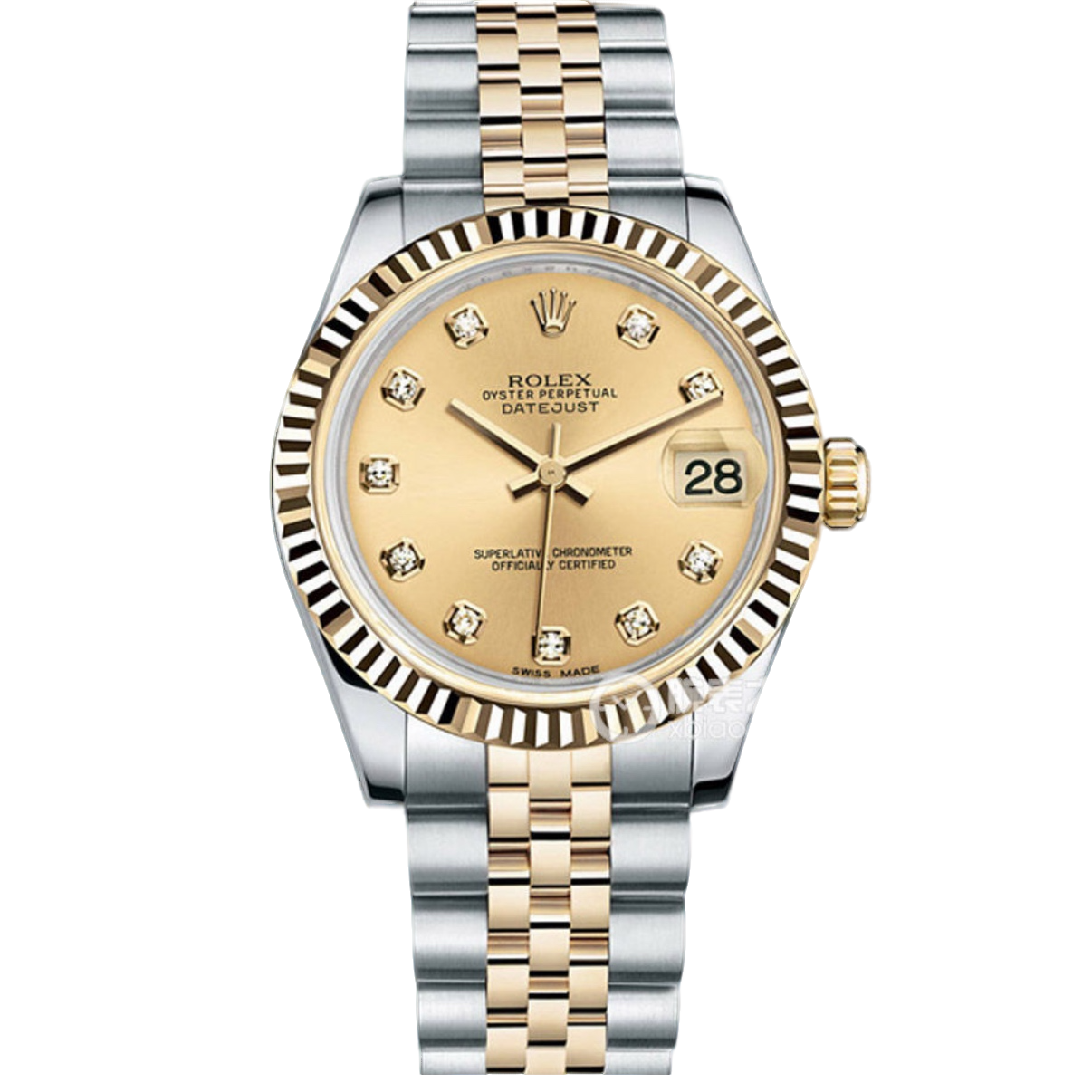 99新 Rolex/劳力士 日志型系列女士自动机械腕表  31盘 68273