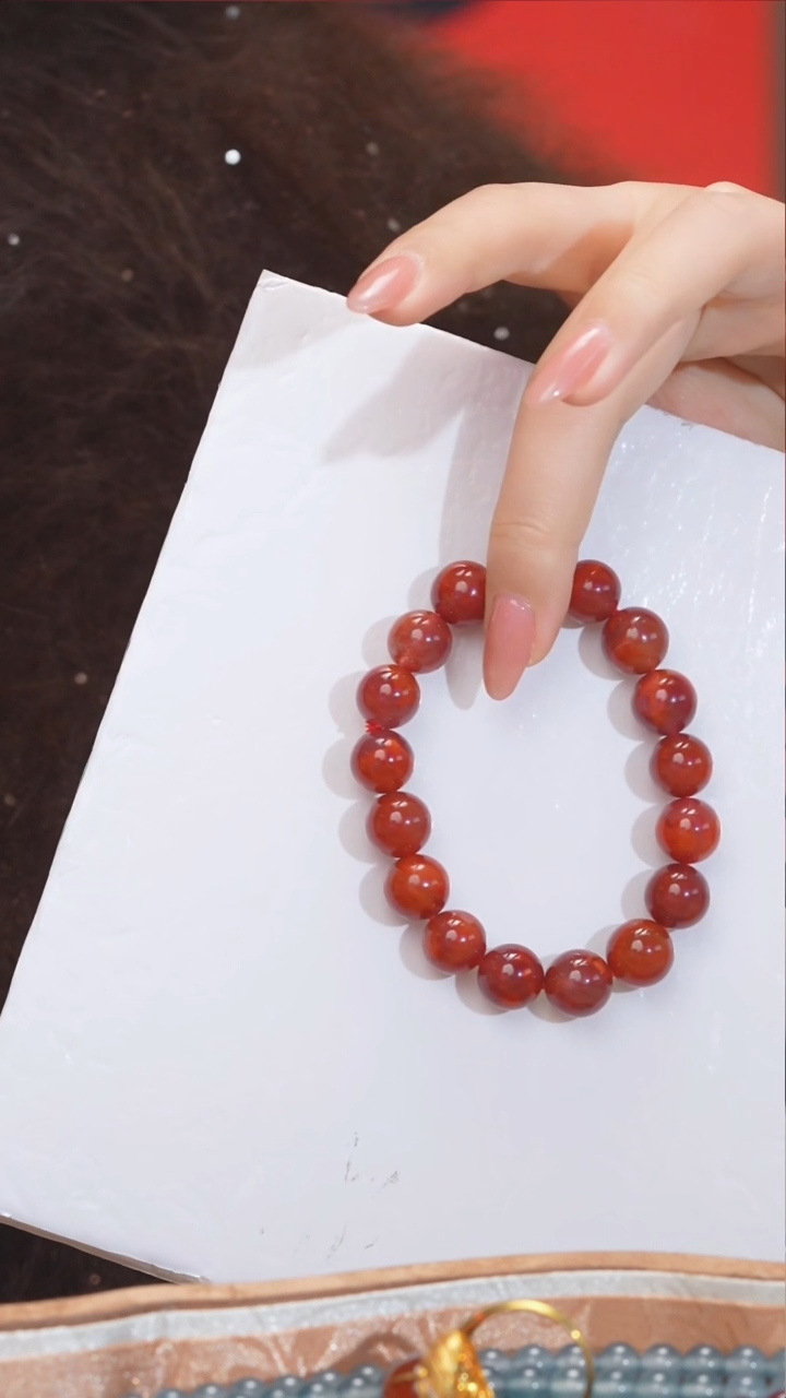 【闪购商品】南红玛瑙手串未镶嵌多样性发 @@W9725