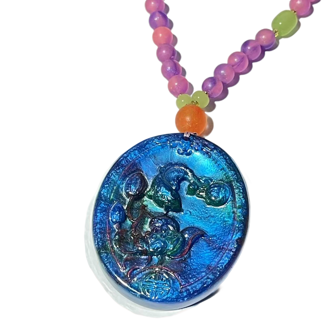 非金属珐琅吊坠 轻奢气质时尚百搭简约精致吊坠 ZYL124084