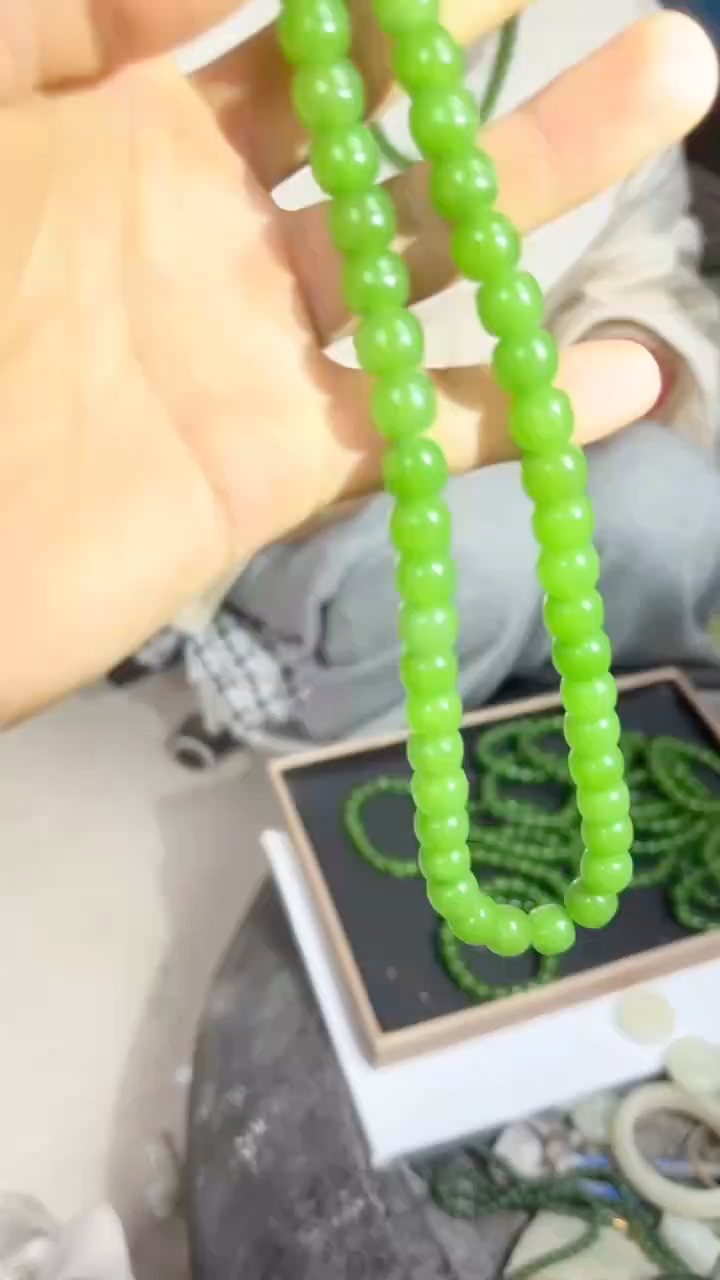 满绿卡10老型珠妈妈链