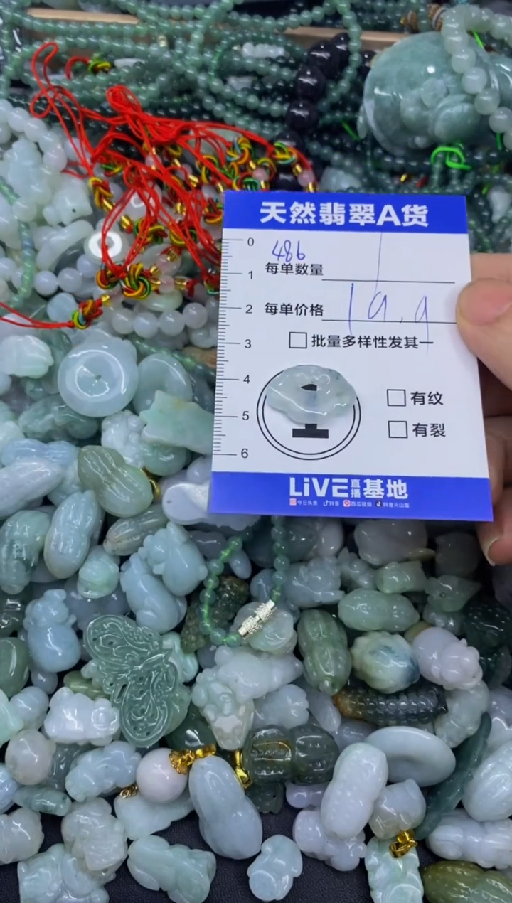 颈饰未镶嵌翡翠天然翡翠A货批量多样性发一件