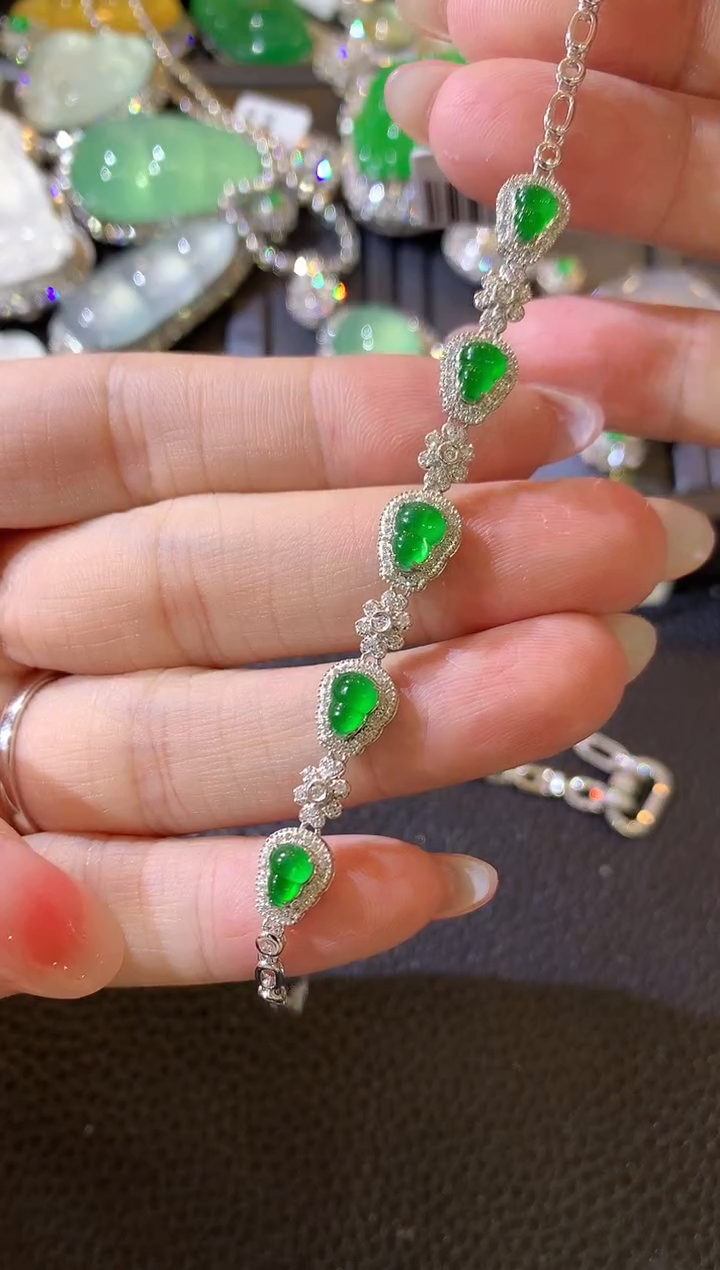 【闪购商品】翡翠手链未镶嵌F71     