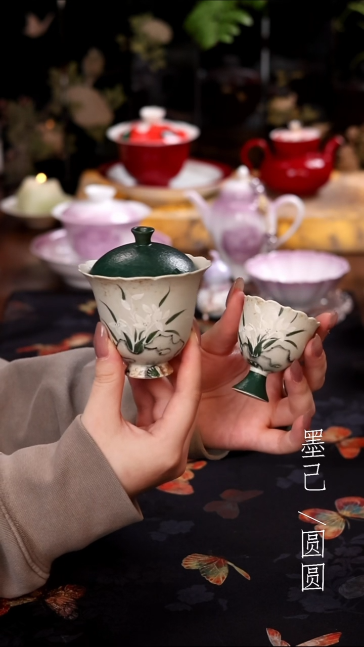盖碗+茶杯            