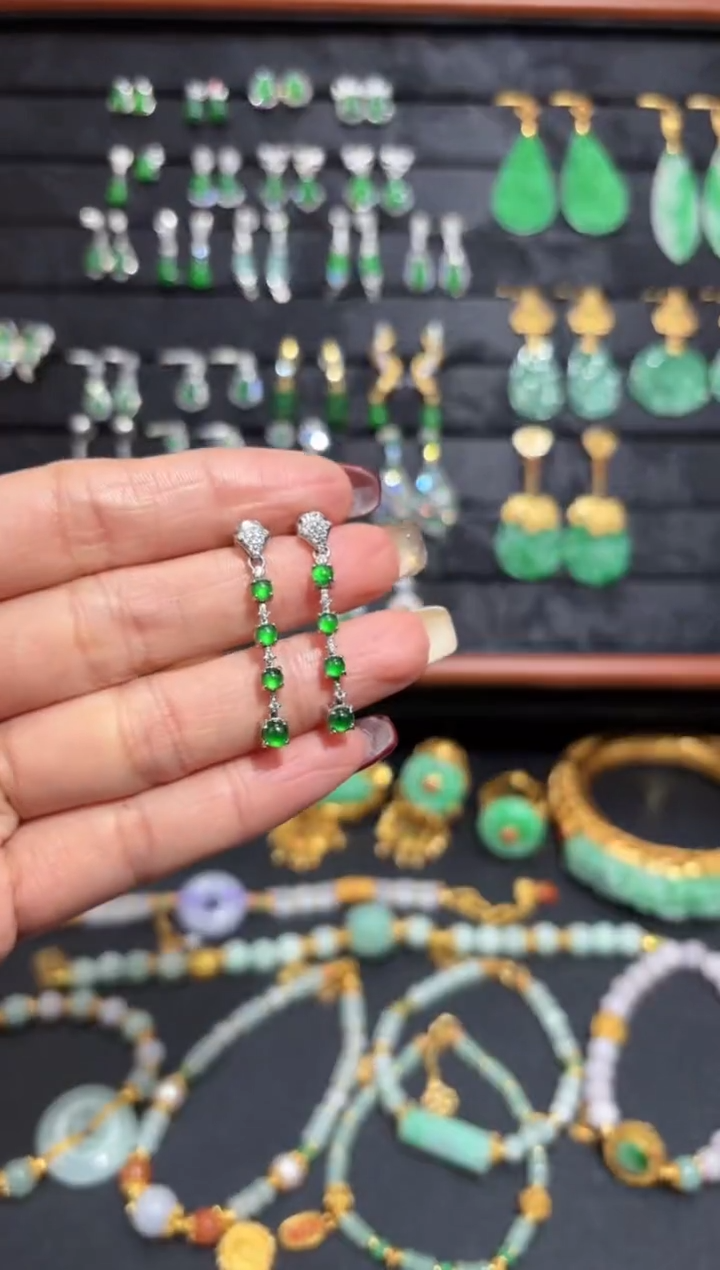 【闪购商品】翡翠颈饰银S925镶嵌蛋面/支持复检/一件