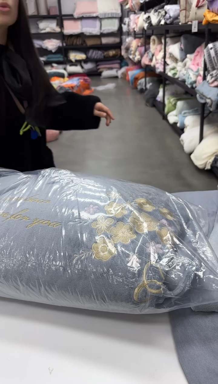 氨纶2米手捧花四件套灰色