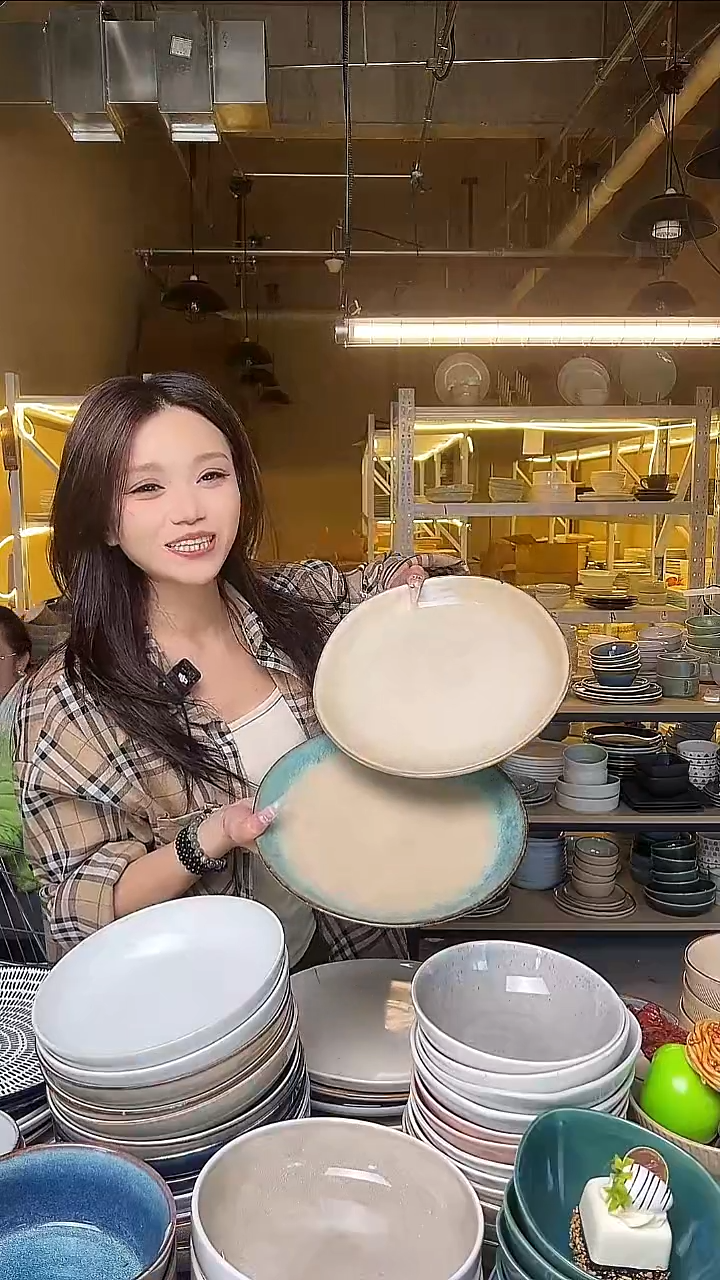 瓷207外贸尾货窑变釉下彩默认微瑕
